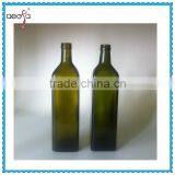 Food Grade Dark Green/green Antique Glass Bottles for Olive Oil
