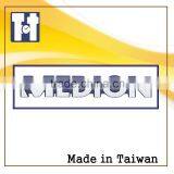 Promotional Car Aluminum Safety Orange Saffron Classical Brand Epoxy Sticker thumbnail-3