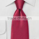 Ultra-deluxe Cherry Red Tie Sized for Kids 100% silk