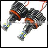 H8 80W per Set Car LED Angel Eyes Halo Rings Marker Bulb