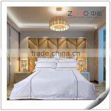 NANTONG MANUFACTURE HOTEL SATIN STITCH 100COTTON WHITE DUVET COVER thumbnail-5