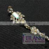 Fashion Square Diamond Long Section Of High-Grade Crystal Earrings thumbnail-2