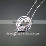 Ladies' Zinc Alloy Neckalce With Rhinestones HY09170 thumbnail-1