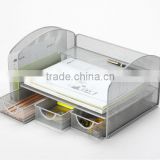 metal mesh school6 compartment desk file organizer