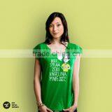 2016 Women Design Female T-shirt Print Logo DTG OEM Service Screenprint Transfer thumbnail-1