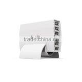 Trusda Slim New Products 6 Ports USB Wall Charger With Interchangeable Plug ac Adapter for Acer Travel Mobiles thumbnail-1