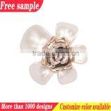 New Design Sandals Decorative Shoe Buckle Plastic Flower Accessories thumbnail-1