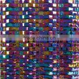 Iridescent Arch Crystal Glass Mosaic Tile for Home Interior Decoration /wallpapers(PMGIL060)