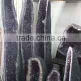 Large Natural Amethyst Fengshui Geode / Amethyst Carves for Sale thumbnail-1