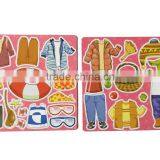 Best Seller Promotional Dress up Fridge Magnet Customized PVC Dress up Magnet Magnetic Dress up Gifts thumbnail-6