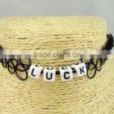 Black Elastic Nylon Rope With Animal Motifs Choker Necklace thumbnail-5