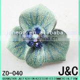 Fashion Flower Shape Rhineston Zamac Button