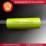 High brightness PVC reflector sheeting material