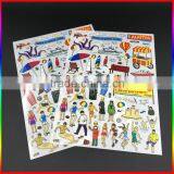 Custom Dry Transfer Cartoon Tattoo Sticker/scratch Sticker Tattoo for Kids thumbnail-2