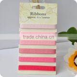 Polyester Ribbon, Grosgrain Ribbon , Ribbon Sets, Scrapbooking Ribbon, Ribbon for Bowing thumbnail-1
