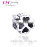 T092 Antique Fashion Jewelry Chinese Four Leaf Clover Good Luck Love Charm