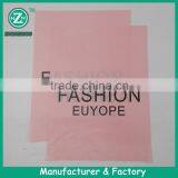 Printed Cloth Patch Handle Bags Plastic Packing Bag Black Polybag for Shopping thumbnail-1