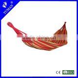 Outdoor Furniture Cotton Striped Covered Hammock