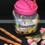 Square Plastic Fresh Food Storage Container 1.2L for Pasta, Coffee, Tea, Crackers and Candy thumbnail-4