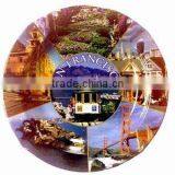 San Francisco Ashtray Photo Collage 5 Inch Round Tin thumbnail-2