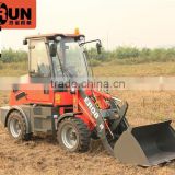 Everun ER08 small wheel loader for sale with snow blade and overseas service