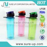 Hot sale plastic water bottle with tea sieve