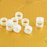 Clear White Cubic Zirconia Ceramic Cocktail Ring For Women Female thumbnail-4