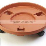 Plastic Saucer With Wheel for Flower Pot thumbnail-1