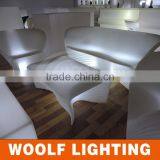Two Seat Modern Design Casual Time Coffee Shop Yard Hotel LED Illuminated Sofa Furniture thumbnail-2