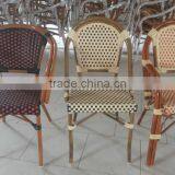 Different Design Plastic Rattan Bamboo Look Armchair thumbnail-2