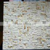 Yellow Marble Culture Stone Slate Tile for Wall thumbnail-4