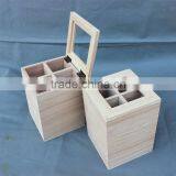 Custom Wooden 4 Bottles Wine Shipping Beer Crates for Sale thumbnail-3