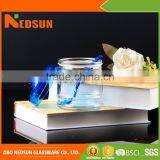 2017 Wholesale 355ml Hot-sale Glass Jar With Wooden Lid and Spoon Best Products for Import thumbnail-1