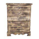 Antique Wooden Living Room Cabinet With Five Drawers Minhou Wooden Furniture Wholesale thumbnail-1