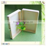 Natural Color Hinges Roungding Wooden Bread Gift Box thumbnail-4