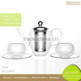 Handcrafted High Quality Ti-Borosilicate Lead-Free Glass Tea Pot thumbnail-4
