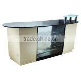 Nail Salon Reception Desk Solid Wood Office Table Design Receptionist Table F-2732 thumbnail-1