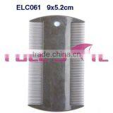Plastic Flat Hair Comb With Double Tooth thumbnail-1