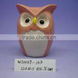 Good Quality Ceramic Owl Shaped Kids Money Bank thumbnail-1
