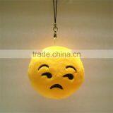 Emoji Small Pendant Smiley Plush Keychain Toy thumbnail-4