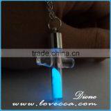 Latest Design Unique Copper Plated Jewelry Glow in the Dark Cross Necklaces thumbnail-6