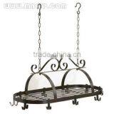 Wrought Iron Pot Rack thumbnail-1