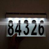 FQ-536 Aluminum Solar House Numbers Light Solar Door Light Solar Address Light With 2 Color Led Large Size thumbnail-3