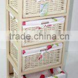 Living Room Wooden Chests With Bowknot Lined Drawer thumbnail-1