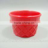 Red Solid Color Soup Cup Milk Cup for Kid and Children thumbnail-2