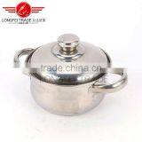 High Quality 3pcs European Style Stainless Steel Cooking Pot thumbnail-3