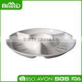 33cm Melamine 4 Compartments Dishes, 13" Plastic Chip and Dip Made in China thumbnail-1