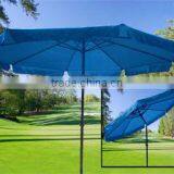 10" Ft Crank Tiltable Aluminum Umbrella for Outdoor, Market, Beach and Garden thumbnail-6