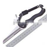 Portable Stainless Steel Multifunction Knife Detachable Carabiner thumbnail-2