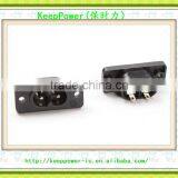 AC Power Outlet Character Socket 8-pin Two Feet Can be Welded Wire Socket Power Supply Two Core NK8-3 thumbnail-1